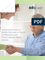 Improving Access To Health Services in French For Manitoba and Prince Edward Island Seniors (Summary)