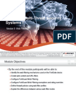 Fortinet 201 FG Web Filtering