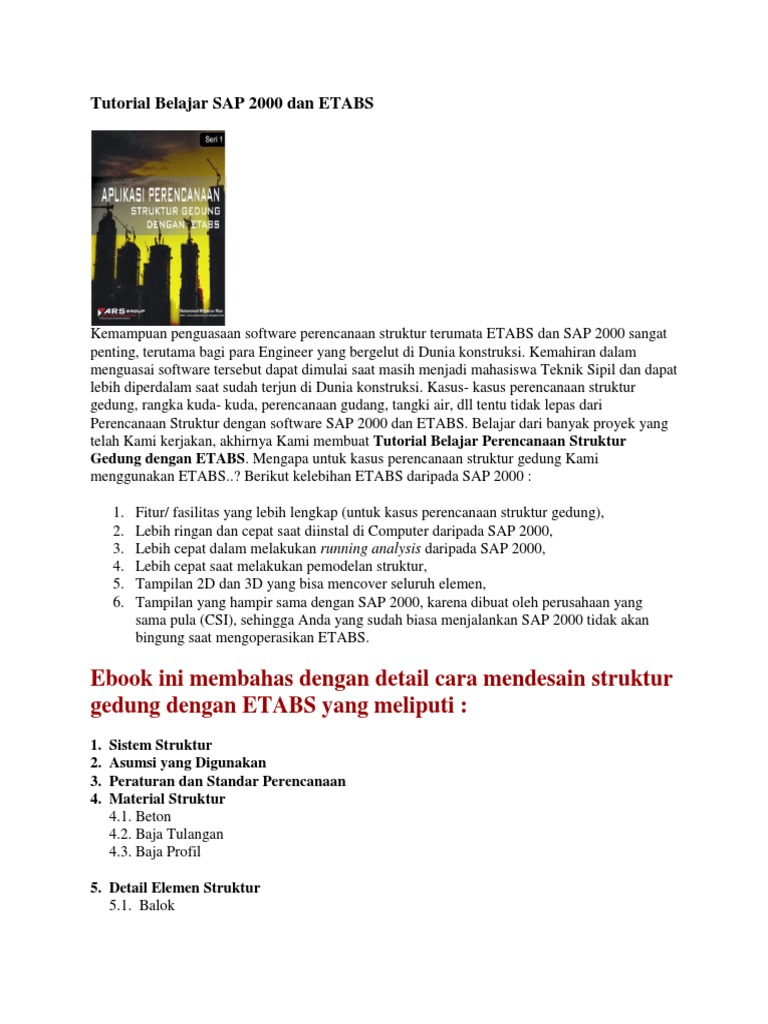 Belajar Sap 2000 Pdf Merge