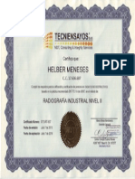 Certificado Helber Meneses
