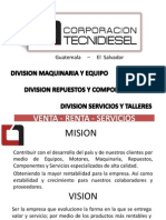 Presentación División Talleres y Servicios Corporación TecniDiesel