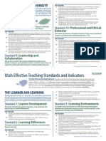 Utah Effective Teaching Standards