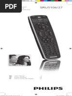 Philips Sru5106 27 Dfu Aen Learning Remote