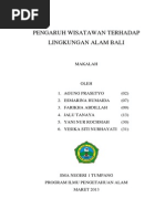 Download Pengaruh Wisatawan Terhadap Lingkungan Alam Bali by Esmarina Humaida SN229596776 doc pdf