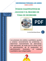 Metodos Cuantitativos y El Proceso de Toma de Decisiones