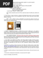 Instruções Display Computador de Bordo