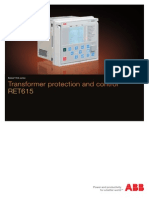 RET615_brochure - Transformer Protection