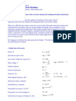 Pyrhonen Squirrel Cage Motor Calculation Mathcad13