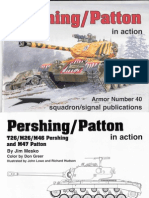 Pershing-Patton Tanks in Action