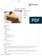 Torta de Chocolate y Avena PDF