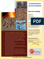 Pig Iron For Grey Iron Foundries