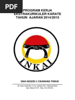 Absensi Ekstrakurikuler Karate