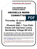 Nechells Ward Meeting 19.06.14