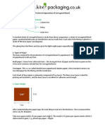 Technical Explanation of Corrugated Board Structure and Properties