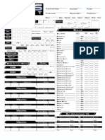 Mass Effect Character Sheet