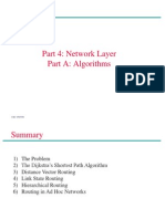 Part 4: Network Layer Part A: Algorithms