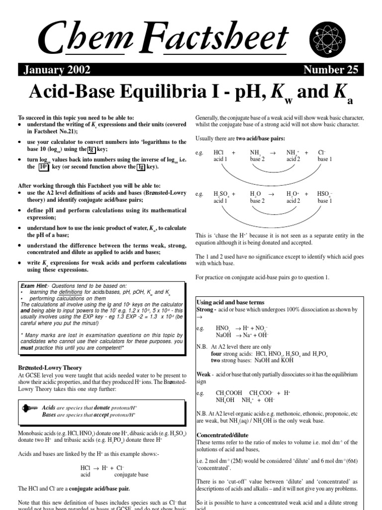 ACID - Base | PDF | Ph | Acid