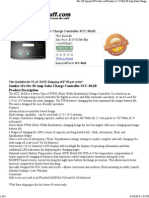 24 Volt 30 Amp Solar Charge Controller