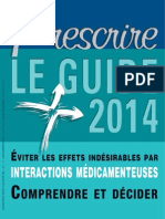 Guide Interactions Médicamenteuses Edition 2014 PDF