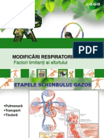 Modificari Respiratorii in Efort