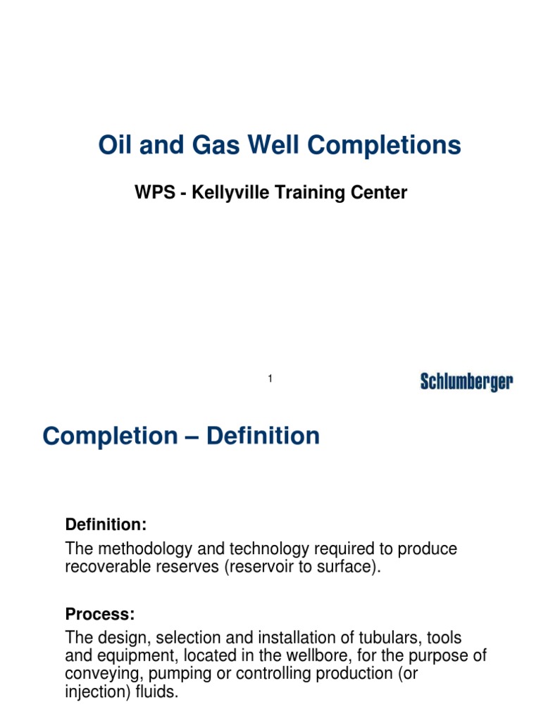 Oil and Gas Well Completions | PDF | Oil Well | Casing (Borehole)