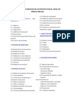 Metodologia Del Proyecto Componentes Básicos de Un Proyecto en El Nivel de Prefactibilida