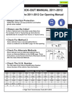 Access Tools 2011-12 Car Opening Manual