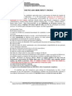 258 - 04 06 14 - Comunicado de Contratao - Sete Lagoas - 041 2013