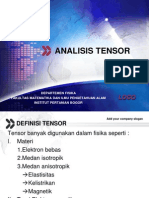 Pertemuan Ke 5 Analisis TENSOR