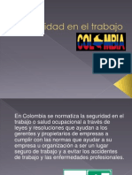 Seguridad en El Trabajo en Colombia