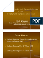 1944 - Penerapan Kaidah Tata Bahasa Indonesia Dalam Peraturan Perundang-Undangan