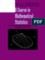 A Course in Mathematical Statistics George G. Roussas p593 T
