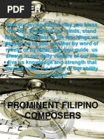 Music - Filipino Composers