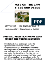 Land Registration Law Updates