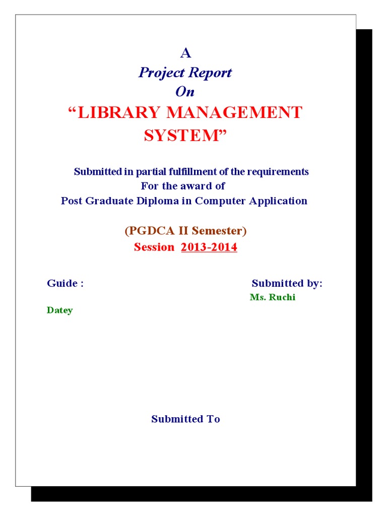 Library Management System VB Project Documentation | PDF | Digital