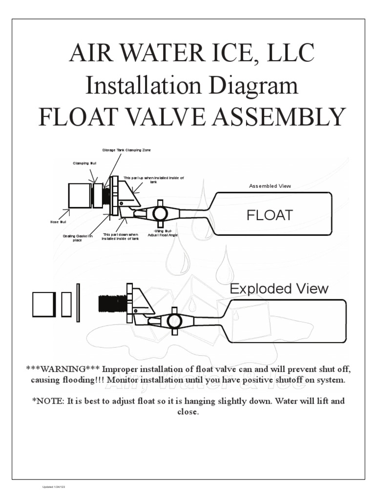 Float Valve Installation Guide | PDF