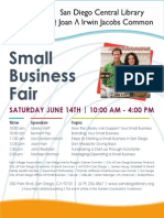 Small Business Fair: Saturday June 14Th 10:00 AM - 4:00 PM