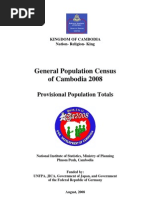 Download General Population Census of Cambodia 2008 by Saravorn SN22965517 doc pdf