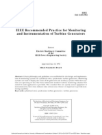 Recommended Practice for Monitoring and Instrumentation of Turbine Generators