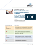 Recomendaciones Para La Practica Clinica Sobre Diabetes