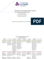 Modelos Educativos Cuadro Comparativo