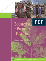 Ecosistemas y Bienestar Humano