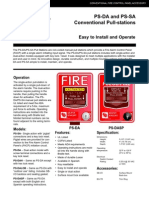 PS-DA and PS-SA Conventional Pull-Stations: Easy To Install and Operate