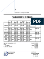 Program de Lucru Cu Publicul - Noul Sediu - 2