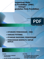 Slide Penjaminan Mutu Satuan Pendidikan