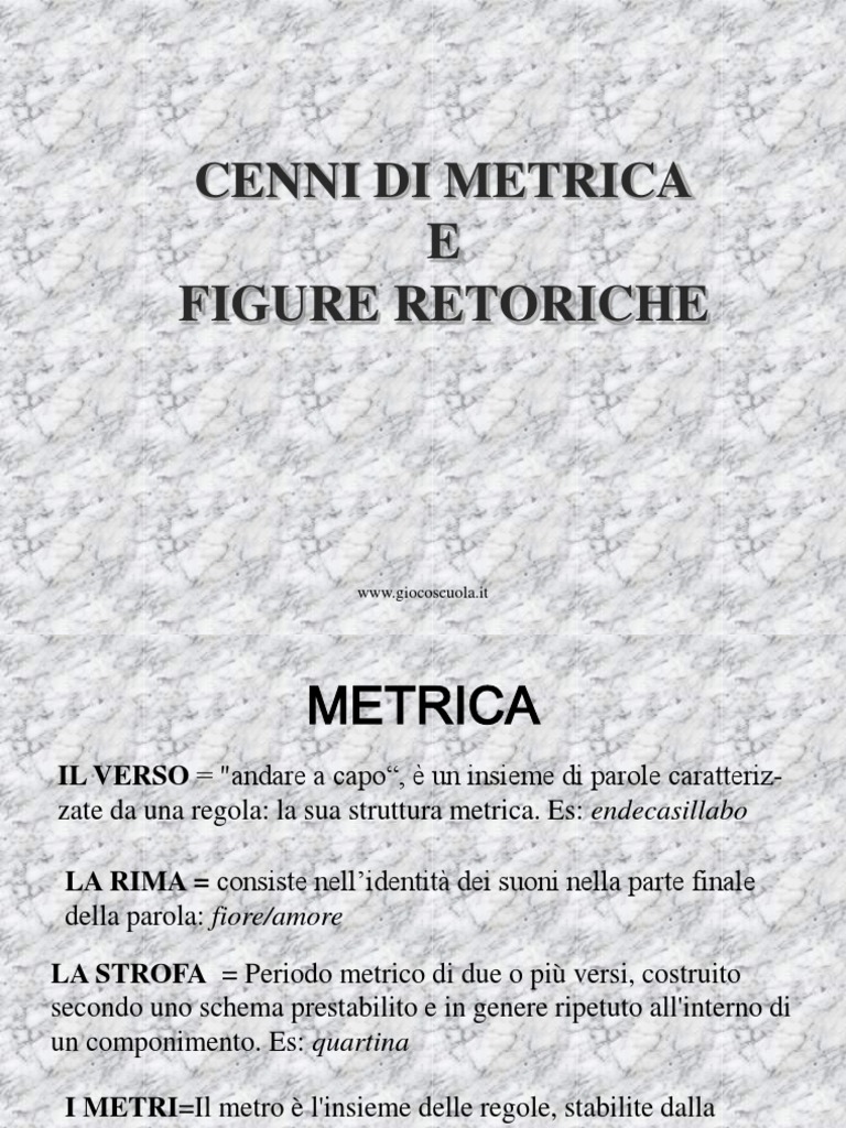 A Silvia Analisi Figure Retoriche