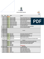 Calendário Escolar Por Curso - ADM