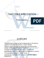 Takt Time Application: Probe Assembly