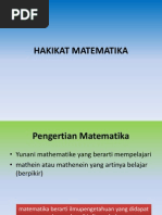 Download HAKIKAT MATEMATIKA by nuriistifahkhasanah SN229681690 doc pdf