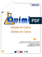 Relatório Solução de CUSO4 PDF